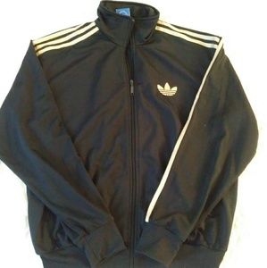 Adidas black jacket size L